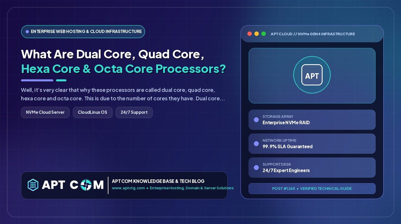 What Are Dual Core, Quad Core, Hexa Core & Octa Core Processors?