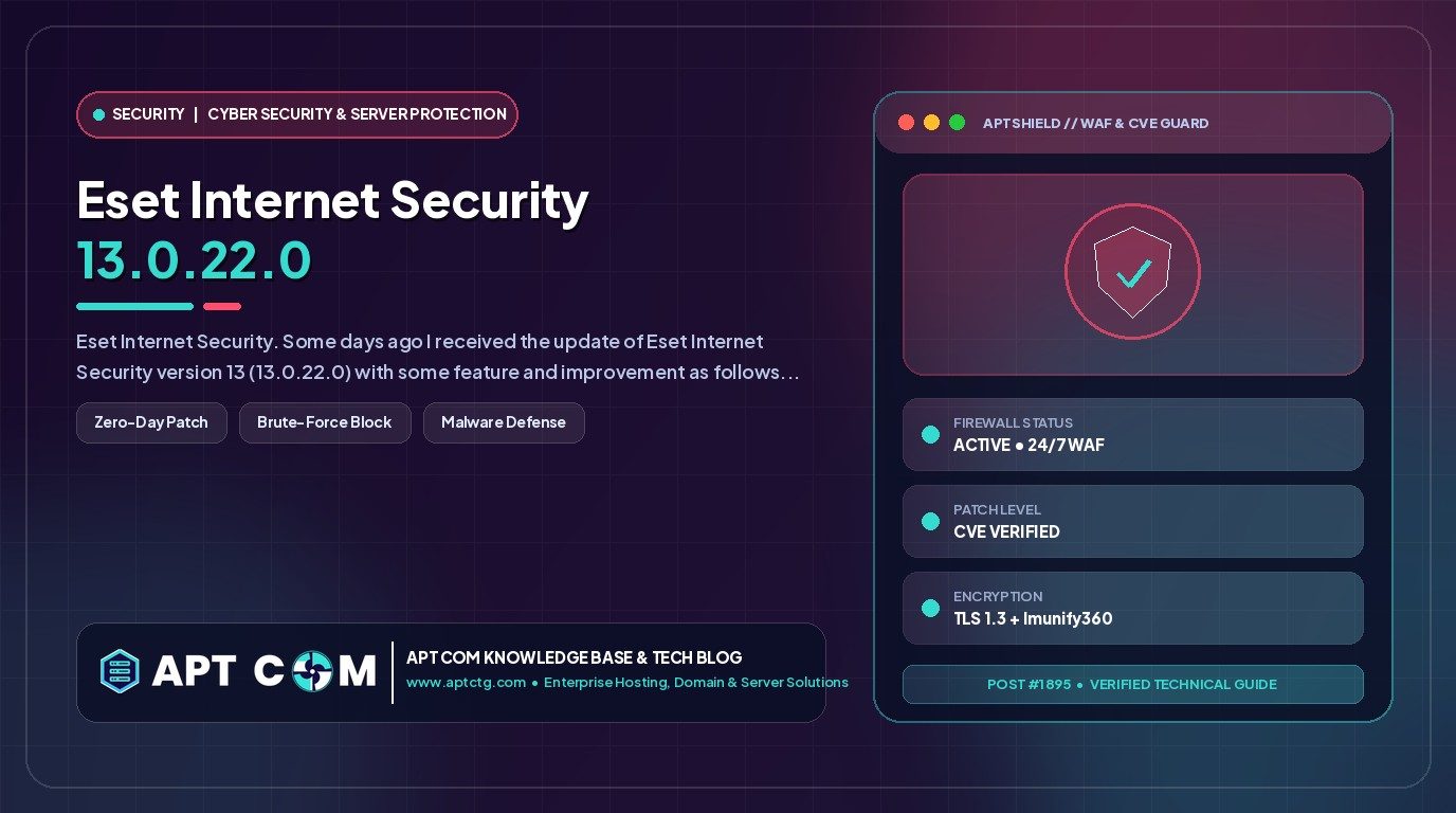 Eset Internet Security 13.0.22.0