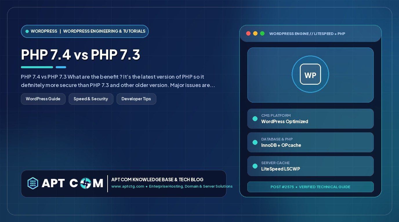 PHP 7.4 vs PHP 7.3