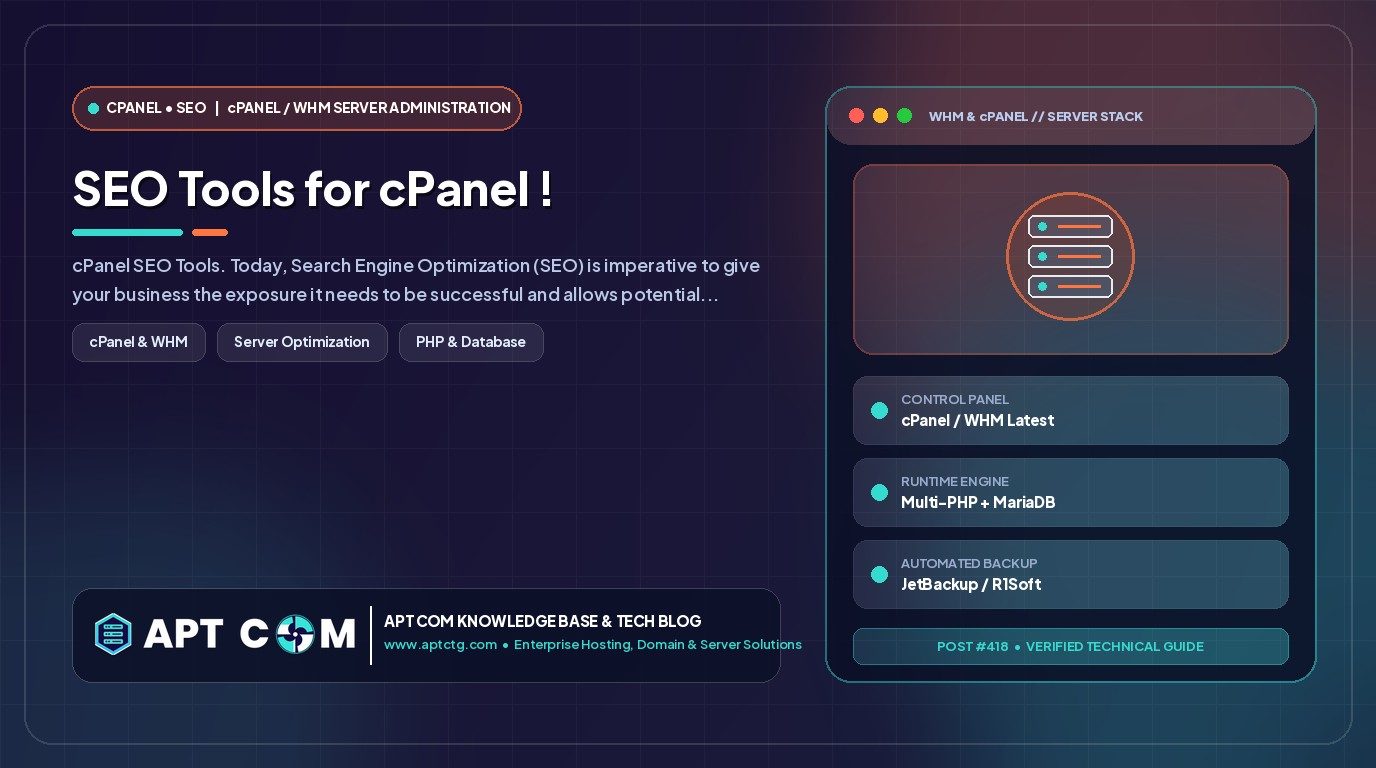 SEO Tools for cPanel !