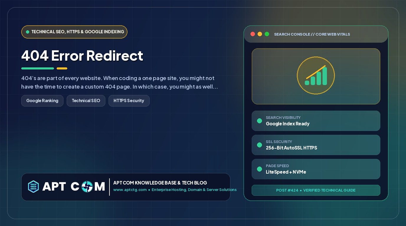 404 Error Redirect