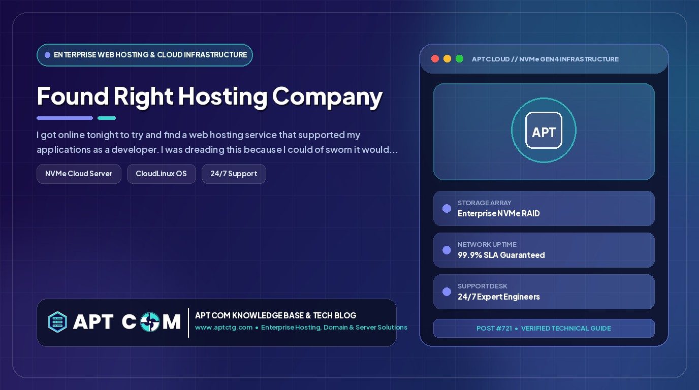 Found Right Hosting Company