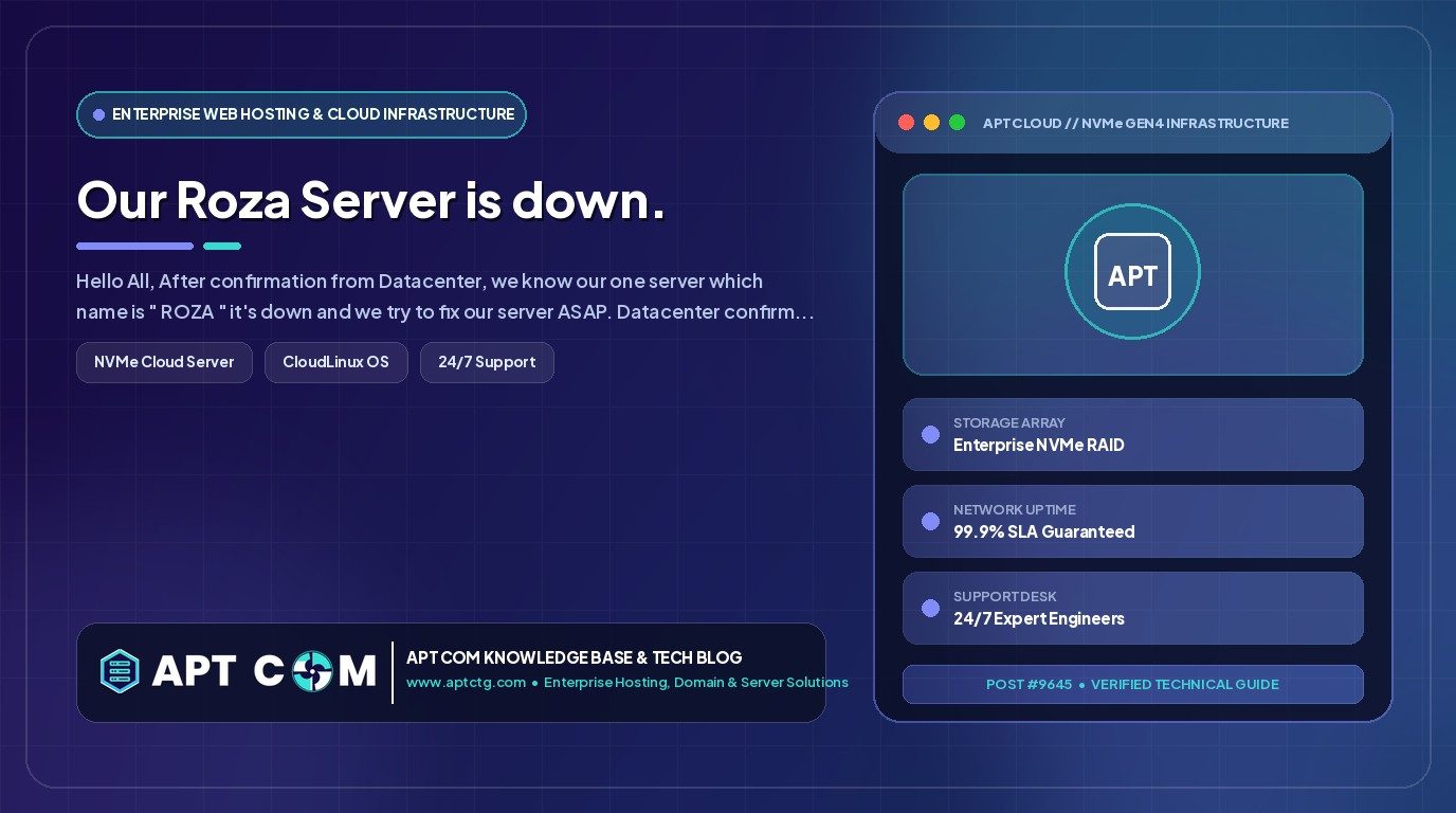 Our Roza Server is down.