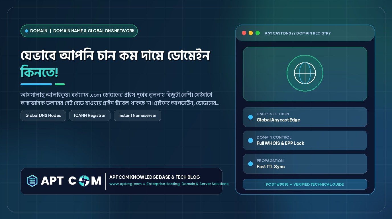 যেভাবে আপনি চান কম দামে ডোমেইন কিনতে!
